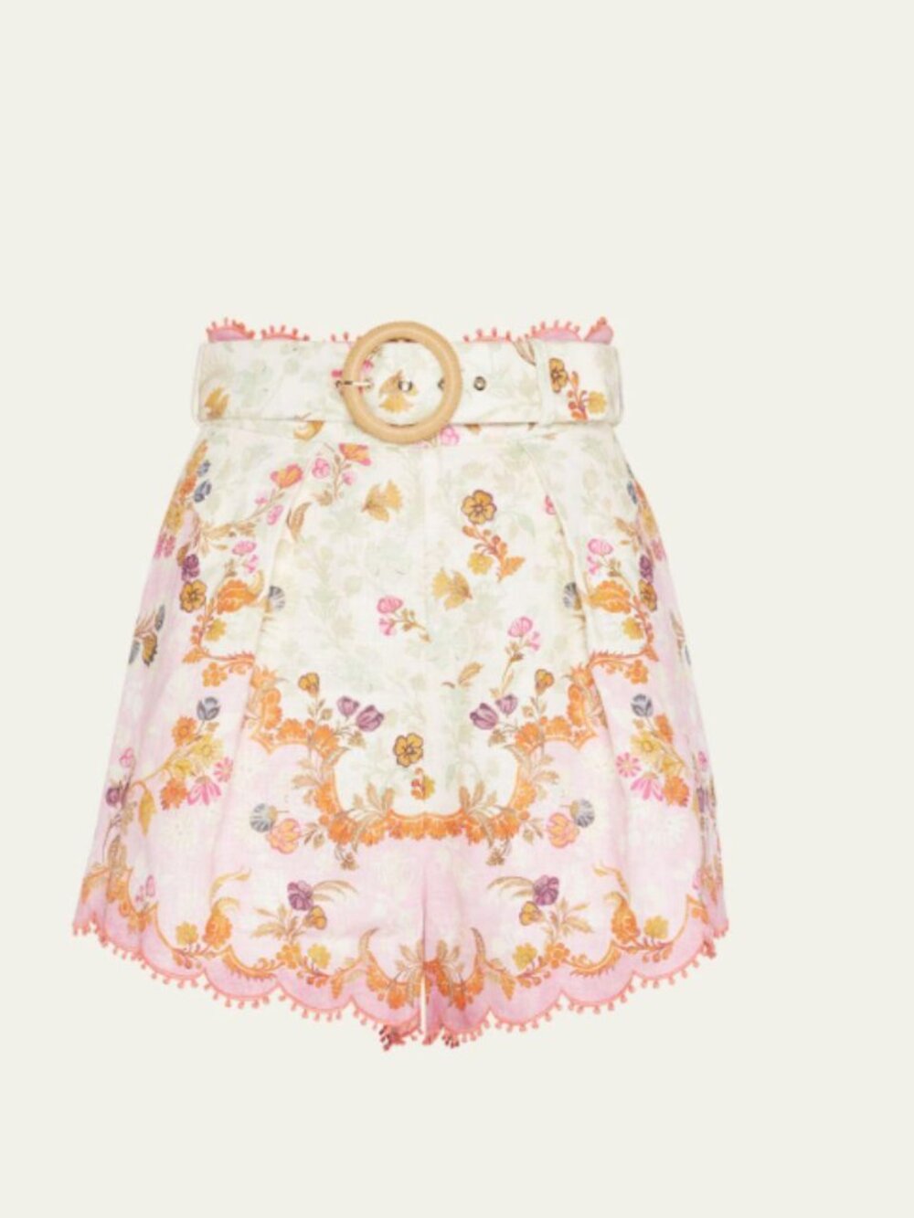 ✨ RARE — NWT Zimmermann “Laurel Embroidered Tuck Short” (Size 1)✨ - Picture 2 of 5